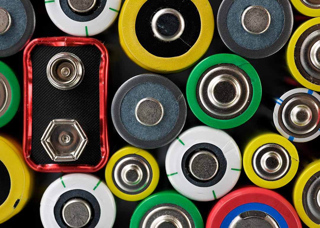 Alkaline batteries