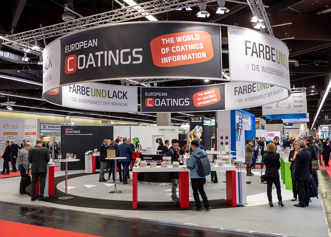 European coatings exhibition stand